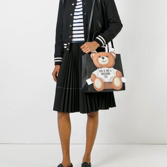 Moschino Teddy Bear Tote Bag - Picture 2 of 8